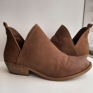 Brown ankle boots